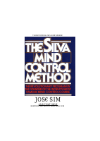 Jose Silva- The Silva Mind Control Method.pdf